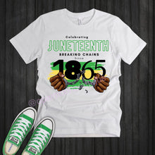 Load image into Gallery viewer, Breaking Chains Juneteenth 1865 Tee
