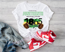 Load image into Gallery viewer, Breaking Chains Juneteenth 1865 Tee
