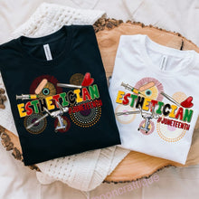 Load image into Gallery viewer, Juneteenth Esthetician Celebration Tee

