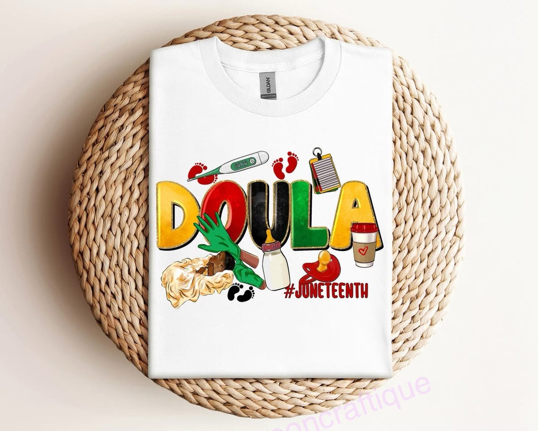 Empowered Doula Juneteenth Tee